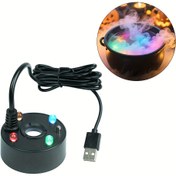 Resim USB ile çalışan Ev Sisleri ile Renkli LED Işıklar - Cadılar Bayramı Cadı Seramikleri, İç Mekan Balık Tankı ve Oturma Odası Dekoru, Dayanıklı Plastik, Pil Gerektirmez, Partiler ve Ev Dekoru için Kolay Kullanım, Cadılar Bayramı Dekorasyonları, Parti Dekorasyonu, Canlı Gösterim, Kolay Kullanım Cihazı 