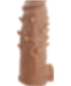 Resim Odins Shop 3.5 CM Dolgulu Realistik Penis Kılıfı 