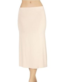 Resim Lüx Drm 3007 Bayan Bambu Kombinezon Uzun Jüpon 2 Farklı Kullanım Ten 