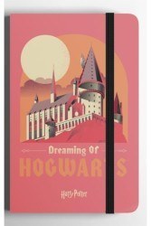 Resim HARRY POTTER SERT KAPAK MINI DEFTER HOGWARTS PEMBE 