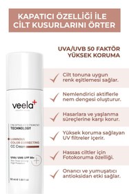 Resim Veela Kapatıcı - Cilt Tonu Eşitleyici 50 Faktör Cc Krem Luminous Color Correctıng Cc Cream Spf 50 