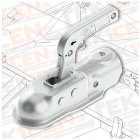 Resim Römork ve Karavan Kaplin - 1700 Kg - Yuvarlak 45 Mm Bağlantı 