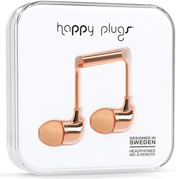 Happy Plugs Kulak içi Kulaklık Şampanya 7831