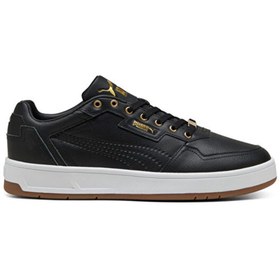 Resim Puma Court Classic Lux Erkek Günlük Ayakkabı 39501911 Siyah 