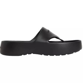 Resim Calvin Klein Kadın Platform Tabanlı Ortopedik Parmak Arası Siyah Terlik 