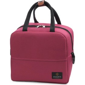 Resim 7 Lt Yemek Taşıma Çantası Sıcak ve Soğuk Termal Termos Kamp Piknik Soğutucu Buzluk Çanta (Fuşya) 