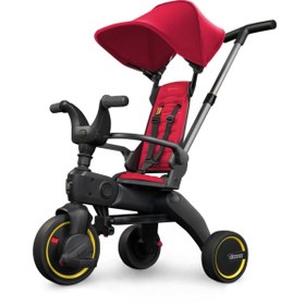 Resim Doona Liki Trike Tek Parça Katlanır 3 Tekerlekli Bebek Bisikleti S1 - Flame Red 