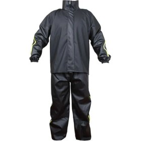 Resim Go-Out Motorcu Yağmurluk Pvc Alt Üst Takım %100 Su Geçirmez Garantili Esnek Garantilireflektörlü 