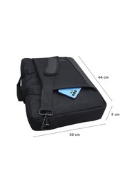 Resim Gbmotion 3 Bölmeli Evrak Laptop El Omuz Çantası 17,3 İnç Siyah 