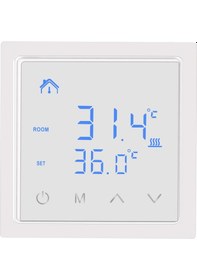 Resim Leezsing Akıllı Termostat 16a Zemin Isıtma Sıcaklık Kontrol Cihazı Led Dokunmatik Ekranlı 85-265v Elektrikli Isıtma Kontrolü-39 
