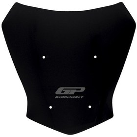 Resim GP Kompozit Yamaha MT-07 2018-2020 Uyumlu Spor Ön Cam Siyah 30 cm 