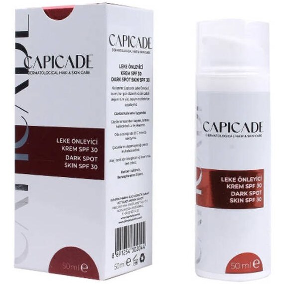 Capicade Leke Karşıtı Krem Spf 30 50ml I UYGUN FİYAT I ORİJİNAL I Fiyatı ve Özelliklerı - Badem