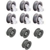 Resim Bosch Siemens 611666 Uyumlu Üst Sepet Tekeri İq100 İq300 İq500 İq700 Bulaşık Makinesi 