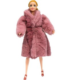 Resim Oyuncak Manken Bebek Kürklü Model Bebek 30 Cm 