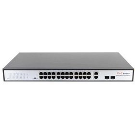 Resim Uranıum POE-2421SFP 24X10/100+2X Gigabit Uplınk +1Xsfp 360W 250 Metre Poe Combo Rack Tıpı Swıtch 