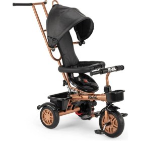 Resim Gold Hiper Bike Üç Tekerlekli Tenteli Ebeveyn Kontrollü Çocuk Bisikleti Siyah 