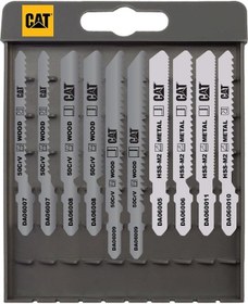 Resim Cat Da06901 10 Parça Profesyonel Metal/ahşap Hassas/kaba Kesim Dekupaj Testere Ucu 