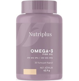 Resim Farmasi Nutrıplus Omega 3 Balık Yağı 30 Yumuşak Kapsül 