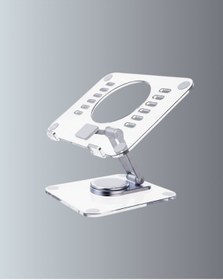 Resim Katlanabilir Tablet Standı Ayarlanabilir Kaymaz Şeffaf Tasarım 3344604 