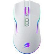 Resim GameBooster M18 Inferno 10000 DPI Beyaz RGB Kablosuz Gaming Mouse 