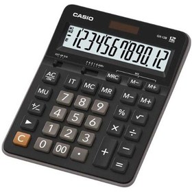 Resim Casio GX-12B-BK 12 Hane Hesap Makinesi 