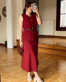 Resim TORİNO Etek-BORDO - XL 