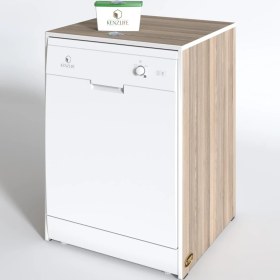 Resim Kenzlife bulaşık&çamaşır&kurutma makinesi dolabı berfu crd 90*70*60 banyo ofis 