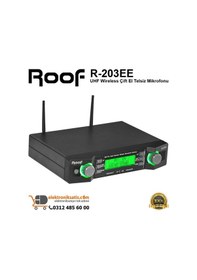 Resim Roof R-203ee Wireless Çift El Telsiz Mikrofon 