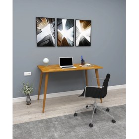 Resim Wood Face Rixy Doğal Ahşap Çalışma Masası Meşe 116 x x 60 cm 