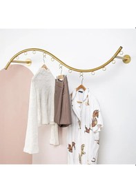 Resim Hypnos Gold Metal Duvara Monte Askılık Gold 