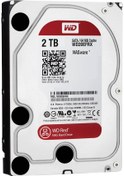 Resim WD Red WD20EFRX 3.5" 2 TB 5400 RPM SATA 3 NAS HDD 