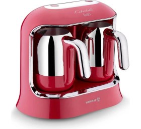 Resim Korkmaz Kahvekolik Twin Kahve Makinesi VivaKrom 