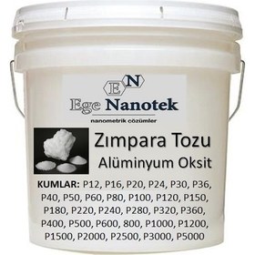 Resim Ege Nanotek 2500 Kum Zımpara Tozu Alüminyum Oksit Alümina P2500 - 25 kg 