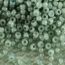 Resim 1.5mm 200 adet/2mm 100 adet/3mm 50 adet Japon Miyuki Taklit Yeşim Cam Boncuklar, takı bilezikleri ve kolyeler yapmak için kullanılır ve serbest boncuklardır 