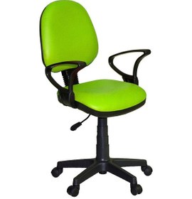 Resim Türksit Kozmo Şef Koltuk Deri Fistik Yeşili 