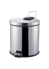 Resim 20 Lt.pedallı Krom Çöp Kovası Krom 