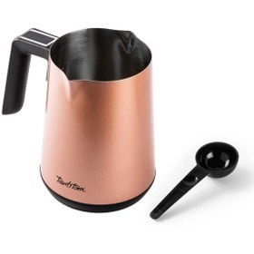 Resim Tantitoni Rose Gold Hazneli Türk Kahvesi Makinesi 