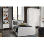 Resim Kzn Home Akasya Modern Genç Odası Takımı Beyaz - 4 Parçalı ve Tamamı Mdf 