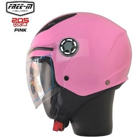 Resim Free-m 205 Pembe Yarım Açık Çocuk Kaskı Pembe 