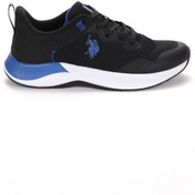 Resim U.S. Polo Assn. U.s.polo Assn Florın 3fx Siyah Saks Comfort Casual Erkek Spor Ayakkabı 