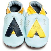 Resim Inch Blue 18-24 Ay, Tek Beden, Unisex Çocuk Mavi Teepee Patik 