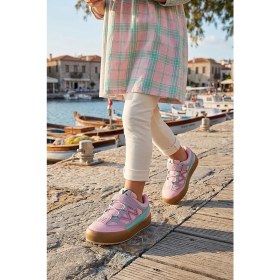 Resim Kiko Kids Plan Günlük Cırtlı Bağcıklı Kız Çocuk Spor Ayakkabı 