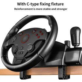 Resim Ozmik T6 Racing Whell Ps4 Xbox Switch Pc Uyumlu Direksiyon Seti 