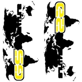 Resim Bmw Gs Uyumlu Yan Çanta Yan Sticker Çok Renkli 