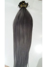 Resim Gri Renkli Saç Grey Human Hair Renkli Saç 