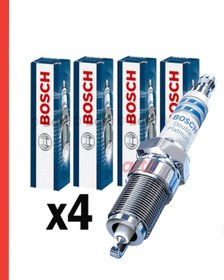 Resim Audi A4 2.0 Bosch Double Çift Platin Buji 2009 - 2016 4 Adet 