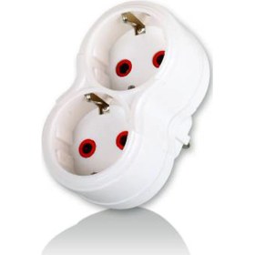 Resim Mobee Fetih 101-02P Topraklı Golyat Priz 2 Li Düz 1410 