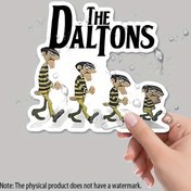 Resim Dalton Karakterli Mat Yüzeyli Vinil Çıkartma Etiketi - Kendinden Yapışkanlı, Düzensiz Şekil Arabalar ve Laptoplar İçin, Eğlenceli & Dayanıklı Dış/Dahili Dekorasyon, Komik Araç Stickerları 