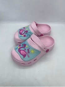 Resim AkınalBellaa Pembe Kız Çocuk Flamingo Sabo Terlik Sandalet 