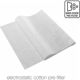 Resim Nisar Store Faf Fresh Air Filter 10 Adet Smart Purifier 4 Pro Ile Uyumlu Filtre Üstüne Uyumlu Gümüş Iyonlu Elektrostatik Toz Tutucu Ön Filtre 